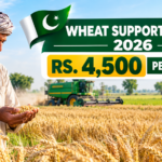 Govt Sets Indicative Wheat Support Price at Rs. 4,500 Per Maund for 2027