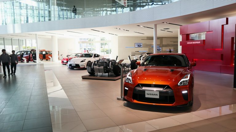 Car sales in Pakistan September 2026 – representational image of a car showroom